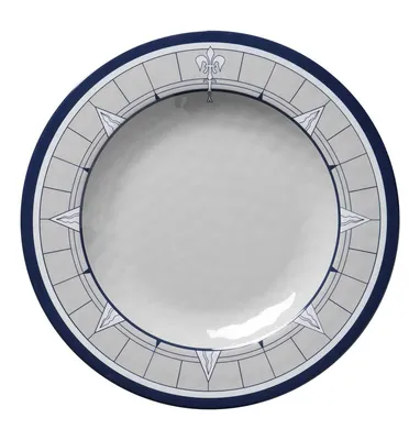 Image de Assiette à dessert Assiette à déjeuner, mélamine, plate grande, 20,5 cm, Pacific - Série individuelle