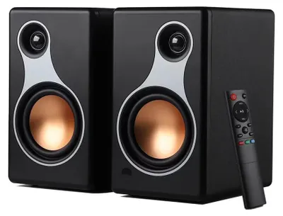 Produktbild von Bluetooth-Regallautsprecher – Drahtlose Lautsprecher – Lautsprecher für Regale – Kompakte Lautsprecher – 120 Watt Leistung