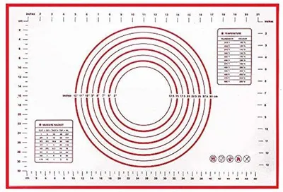 Productafbeelding van Anti-aanbak Siliconen Bakonderlegger 40 x 60 cm – Deegmat en Bakmat met Antislipfunctie