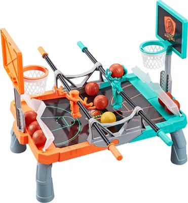 Obrázek produktu pro Dětská herní stolní fotbalová hra, dětský basketbal, interaktivní dvojitá střelba prsty pro rodiče a děti, stolní hry pro