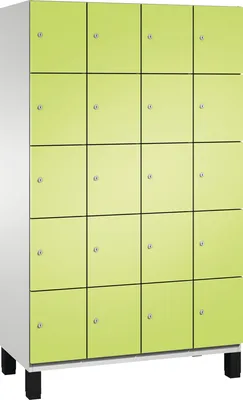 Produktbild von C+P Fächerschrank 4510440S10021 Füße 20Fächer B1200mm lgr/cgn