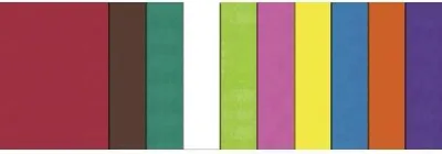 Produktbild von Transparentpapier 42g/qm 35x50cm VE=50 Blatt 10 Farben sortiert