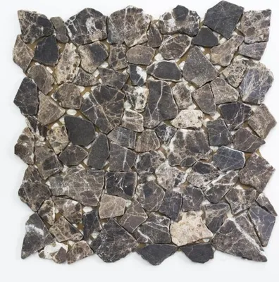 Produktbild von Mosaik Fliese Marmor Naturstein beige Bruch Ciot Castanao MOS44-30-180