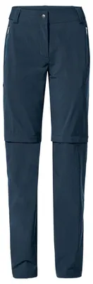 Produktbild von VAUDE Wanderhose Damen Zip-Off Farley Stretch III, wasserdichte Outdoorhose Stretch, atmungsaktive Trekkinghose mit Gummizug, komfortabel, Winddicht & schnelltrocknend