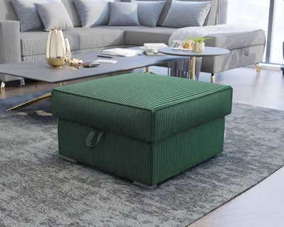 Produktbild von Masseno Polsterhocker FERA Pouf Grün 65x65 cm