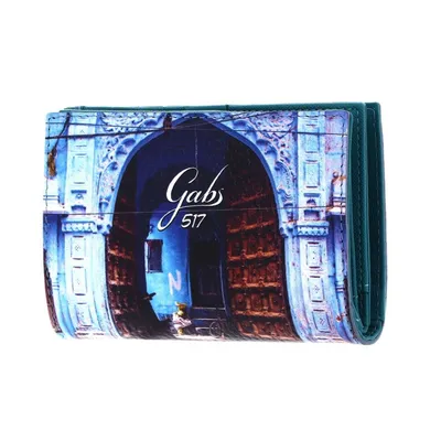 Immagine prodotto di Gabs Pelle portafoglio GMONEY14 Ruga Basic Wallet Azzurro Jodhpur blu multicolore