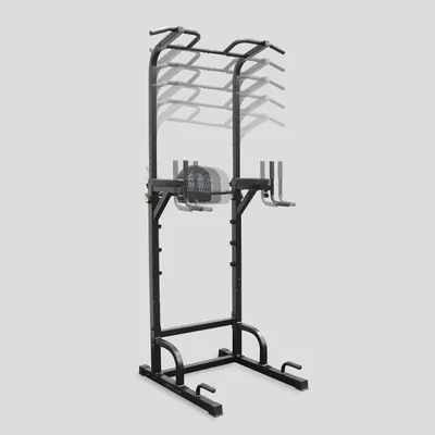 Image de Tour de musculation – Station de musculation – Barre de traction – Station de dips – Cage de fitness multifonctionnelle