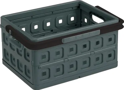 Obrázek produktu pro Sunware skládací box Čtvercový s rukojetí 24 litrů antracit 31x43,5x21cm