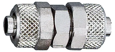 Produktbild von Riegler Gerade Verbinder, für Schlauch 12/10 mm, SW 17, Messing vern.