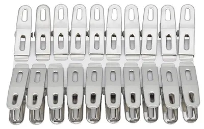 Produktbild von Verk 27327: Metallische Wäscheklammern, Set mit 20 Stück