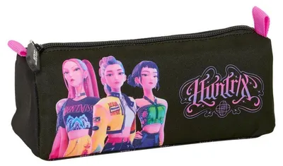 Produktbild von Safta K-pop Demon Hunters Mäppchen Schwarz Mann Schwarz One Size