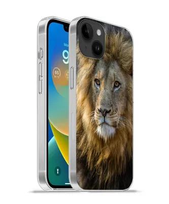 Produktbild von MuchoWow® Handyhülle Schutzhülle Hülle für Apple iPhone 14 Plus - Soft case Löwe - Porträt - Wild Silikon Softcase Handy Hülle - Abbildung