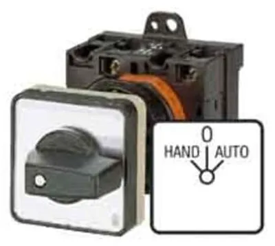 Productafbeelding van Eaton T0-1-15431/Z, Schakelaar, 1-polig, Zwart, Wit, IP65, 48 mm, 48 mm