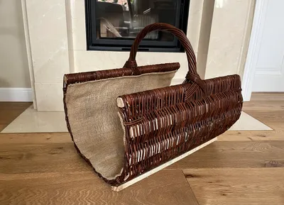 Produktbild von Kaminkorb, Kaminholzkorb Nr.2 50cm mit Jute
