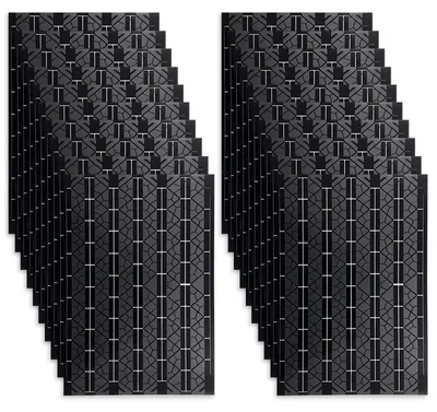 Produktbild von 2040 selbstklebende Fotoecken in Schwarz für Fotoalben und Scrapbooking