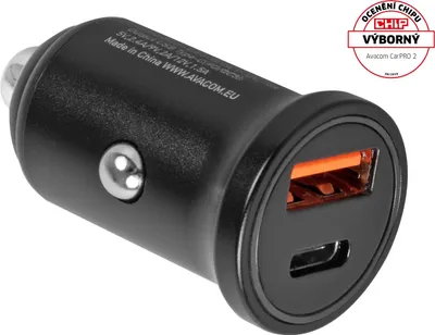 Imagen del producto de Cargador de coche AVACOM de 36W, modelo CARPRO 2, con tecnología Power Delivery
