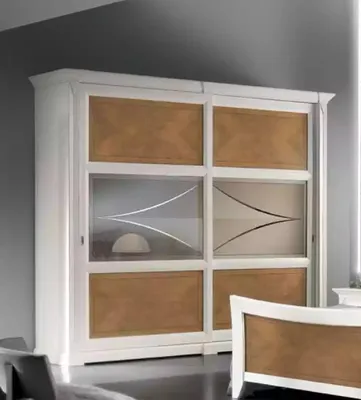 Produktbild von Designer Kleiderschränke Möbel Wohnen Möbel Holz Kleiderschrank Weiß