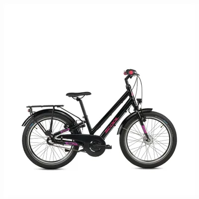 Produktbild von 20 Zoll Kinderfahrrad, 3-Gang, Mädchenfahrrad, S’COOL chiX pro, ab 6–9 Jahre, 115–130 cm, Orange/Pink