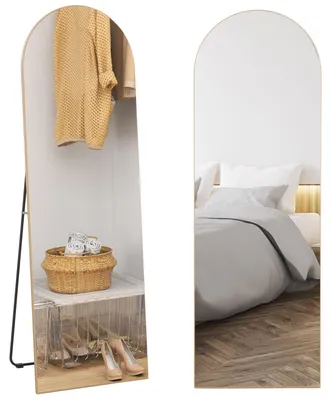 Immagine prodotto di Specchio a figura intera HOMCOM, senza cornice, da appoggio/da parete, 50x150 cm