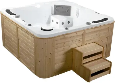 Produktbild von Spa Whirlpool Whirlwanne Massagebecken Sprudelbad Hydromassagewanne 200x200 cm