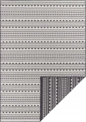 Zdjęcie produktu dla Dywan boho czarno biały, sznurkowy 160x230 cm