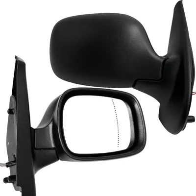Immagine prodotto di Specchietto retrovisore destro BILMAX di ricambio per Renault Kangoo 2003-2009, regolabile elettricamente, nero, ripiegabile manualmente, 5 pin (lato passeggero)