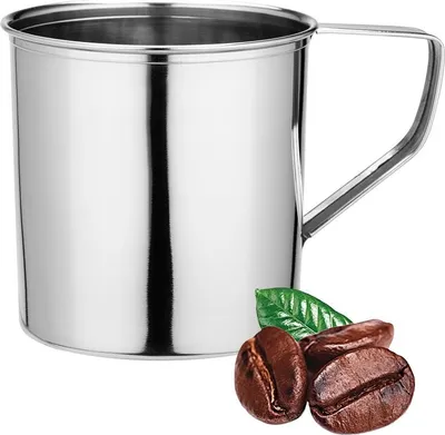 Produktbild von NDZ-Edelstahlbecher, Edelstahl, 9 cm, 0,5 l, 500 ml