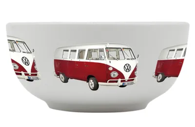 Produktbild von Geda Labels, Müslischale VW Classic rot 500ml, 15751