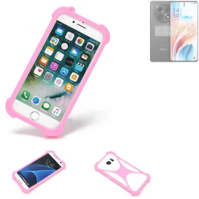 Produktbild von K-S-Trade Handy Hülle kompatibel mit Oppo A2 Pro Schutz Hülle Bumper Silikon Schutz Hülle Cover Case Silikoncase Silikonbumper TPU Softcase
