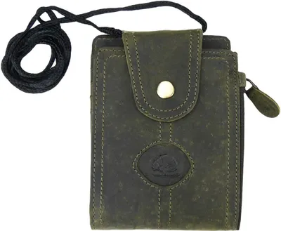 Zdjęcie produktu dla Green Burry Leather - Saszetka na szyję 324-25, Green Burry Kolor:brązowy