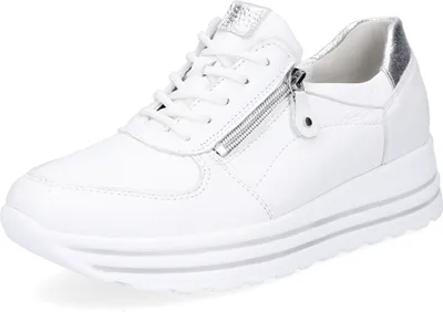 Produktbild von Waldläufer Damen Leder Sneaker weiß 6,5