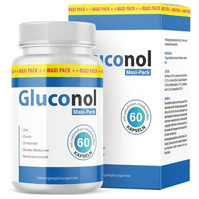 Image de Gluconol Kapseln pour hommes et femmes | 60 gélules par mois 1x