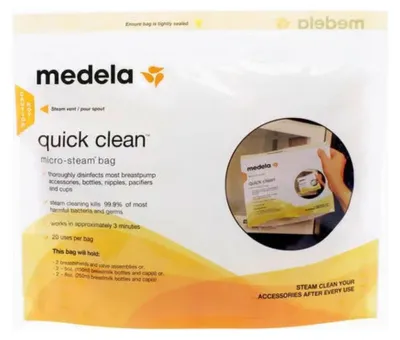 Immagine prodotto di Sacchetti Medela Quick Clean, 5 pz. Bustina
