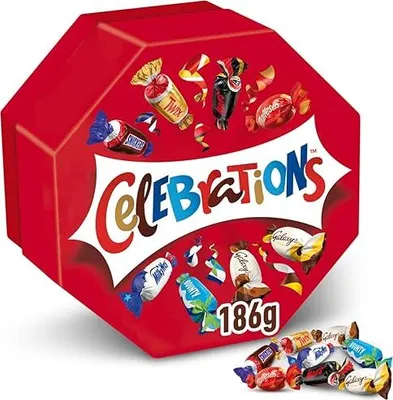 Produktbild von Celebrations Schokoladen Pralinen 8 leckere Sorten Geschenkbox 186g