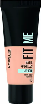 Produktbild von Maybelline Fit Me Matte & Poreless 115 Ivory, Röhre, Flüssigkeit, Beige, Ivory, Licht, Neutral