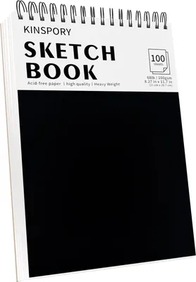 Immagine prodotto di Blocco da disegno A4, 21 × 29,7 cm, grammatura 100 g/m², 100 fogli / 200 pagine