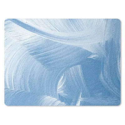 Produktbild von MuchoWow® Mauspad Mousepad Acrylfarbe - Blau - Design 40x30 cm - Mousepads - Maus Mat - Pad - Mausunterlage - Anti Rutsch