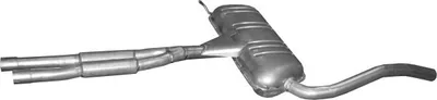 Produktbild von POLMO 01.00 Mittelschalldämpfer Schalldämpfer für AUDI A6 Avant (4B5, C5) A6 Limousine (4B2, C5)