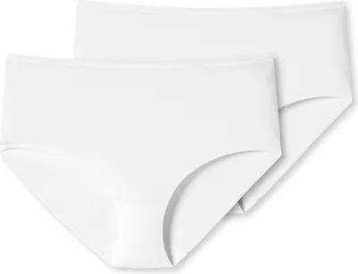 Produktbild von Schiesser Damen Midislip 2-Pack 95/5 - weiss - Größe 46
