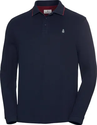 Produktbild von Jacques Britt Herren Poloshirt Piqué langarm, bequem und formstabil