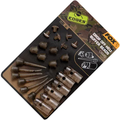 Produktbild von Fox Edges Camo Drop off heli buffer bead kit - 6 Pufferperlen