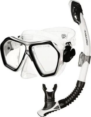 Produktbild von Aqua-Speed Blaze Borneo Tauchset weiß 1 Stück