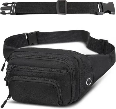 Produktbild von Bauchtaschen für Damen, Hüfttaschen, schwarze Bauchtaschen, einheitsgröße, für Damen und Herren