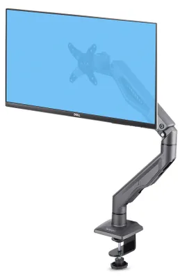 Productafbeelding van Monitorarm voor bureau, geschikt voor schermen tot 32 inch en met een maximaal draaggewicht van 22 pond