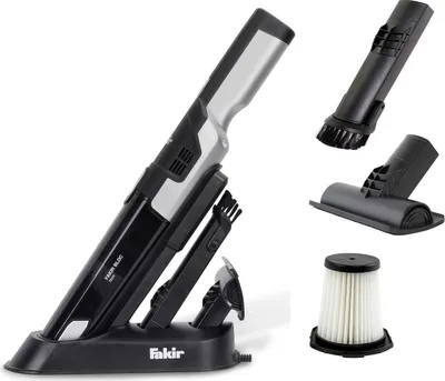 Obrázek produktu pro Fakir premium AS 1110 LT Akumulátorový ruční vysavač Černý Stříbrný