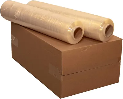 Produktbild von Stretchfolie 6 Rollen 20 µm 500 mm 1,95 kg Transparent, Handstretchfolie, Palettenfolie