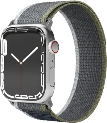 Produktbild von Vonmählen Watch Straps Trekking Loop - Armband für Apple Watch, 44mm + 45mm + 46mm + 49mm, Green Gray