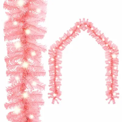 Produktbild von Weihnachtsgirlande mit LED-Lichtern 20 m Rosa
