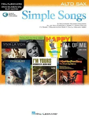 Produktbild von Simple Songs - Instrumental Play-Along for Alto Sax Book/Online Audio