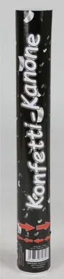 Image de 24x canon à confettis 38cm argent Shooter Bombe Popper Fête du Nouvel An
